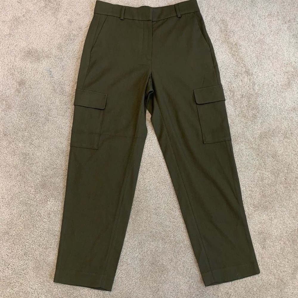 RW&CO green khaki high waisted cargo pants - Sz 4 - NWT